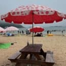 경남 남해 [상주 은모래비치] 아이랑 해수욕장 주차장, 파라솔 튜브 대여 가격, 샤워장 요금