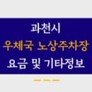 과천우체국 노상주차장 주차요금, 운영시간, 월정기권신청방법, 전화번호 총 정리