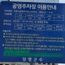 경기 양평시장 타워식공영주차장(양평시장공영주차장) 이용요금