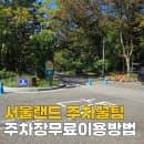 [서울랜드 주차 총정리] 동문 주차장 요금, 무료 정산 꿀팁 &amp; 앱 활용법까지!