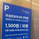 동탄역 주차장 우성르보아시티 주차요금, 무료회차 시간