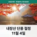 내장산 단풍 절정 언제일까 정읍 가볼만한곳 케이블카 요금 주차 총정리